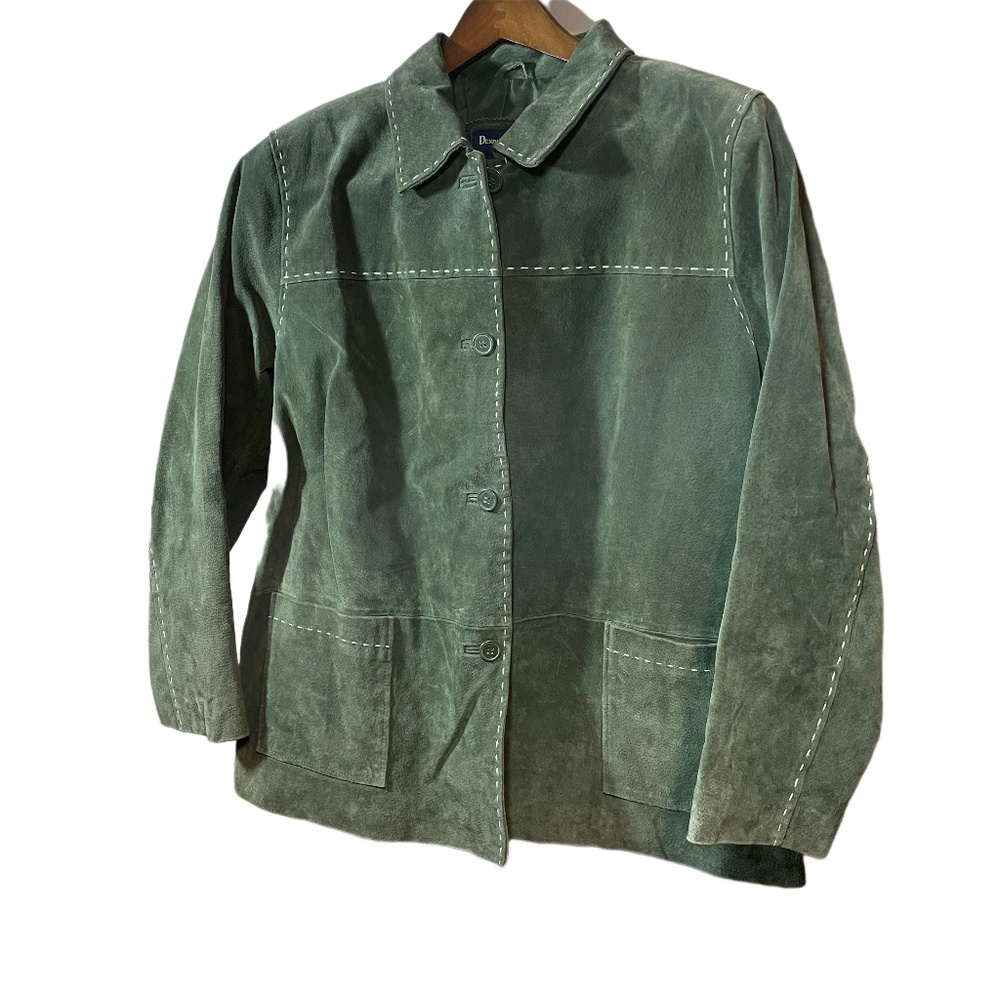 Denim&Co Suede Jacket - Plus Size